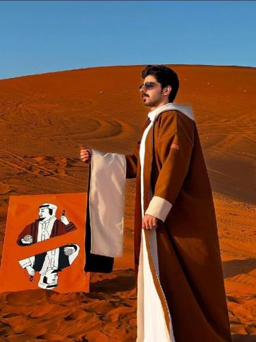 تصميم فروه ملكيه جوخ مبطن بالغرو