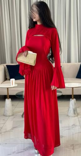 فستان لارا احمر