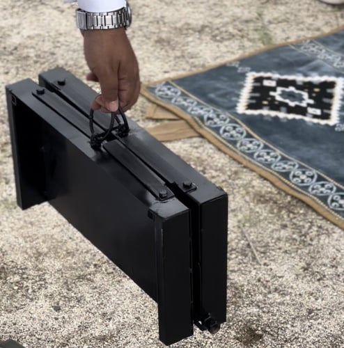 منقل نار سفط بشاخوف مع شبك