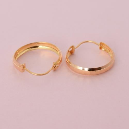 حلق ذهب عيار 21 - AB89