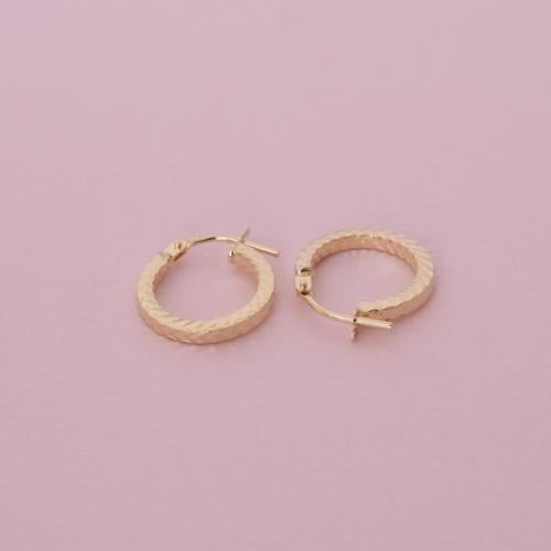 حلق ذهب عيار 18 - AB62