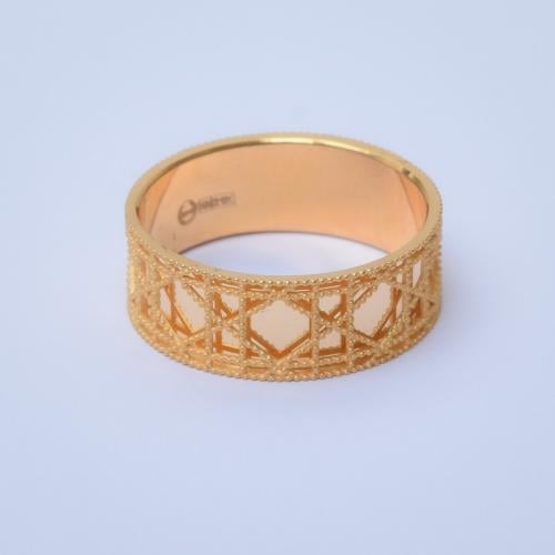 دبلة ذهب عيار 21 - AI97