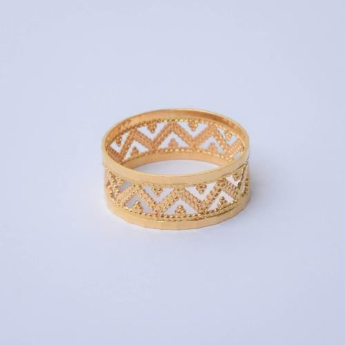 دبلة ذهب عيار 21 - AD68