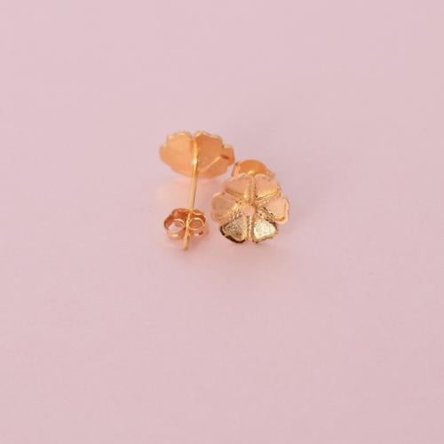 حلق ذهب عيار 21 - AB96