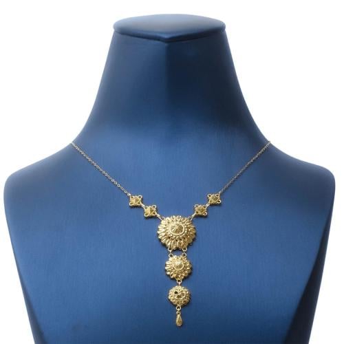 عقد جابر ذهب عيار 21 - AE43