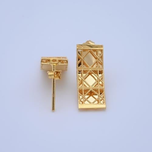 حلق ذهب عيار 21 - AP64