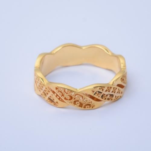 دبلة ذهب عيار 21 - AI73