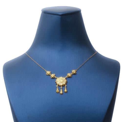 عقد جابر ذهب عيار 21 - AE47