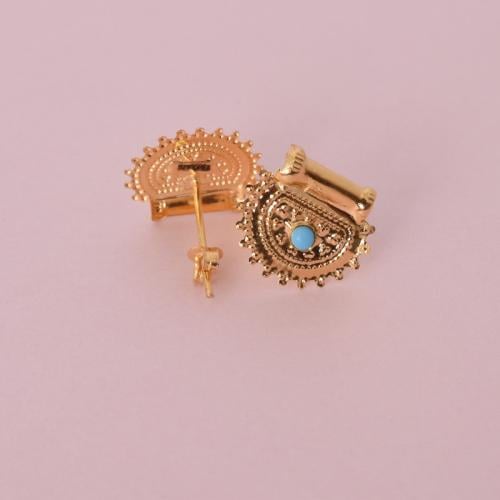 حلق ذهب عيار 21 - AC21