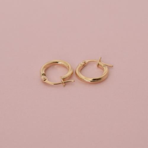 حلق ذهب عيار 18 - AB72