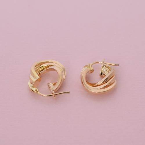 حلق ذهب عيار 18 - AB23