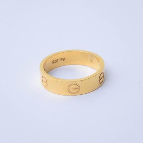 دبلة ذهب عيار 21 - AD56