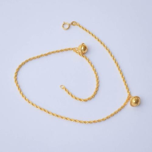 خلخال ذهب عيار 21 - AD55