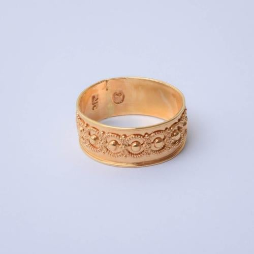 دبلة ذهب عيار 21 - AD70