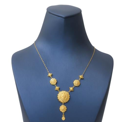 عقد ذهب عيار 21 - AG42