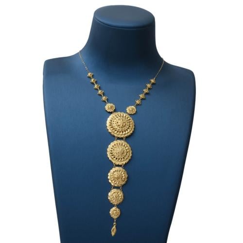 سبحة ذهب جابر عيار 21 - AG31
