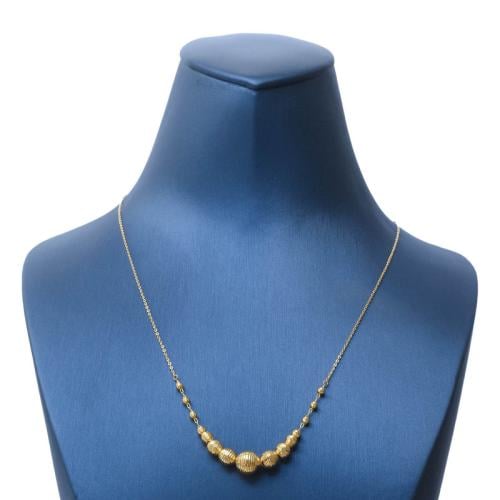 عقد دوريكا ذهب عيار 21 - AG08