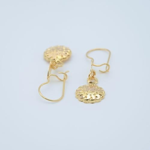 حلق ذهب عيار 21 - AJ95