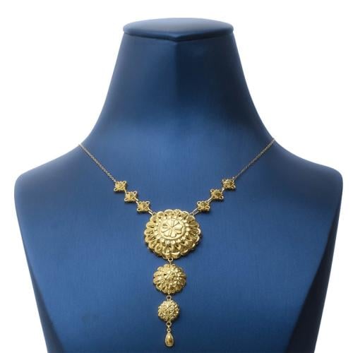 عقد جابر ذهب عيار 21 - AE36