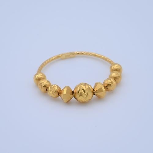 خاتم ذهب عيار 21 - AP86