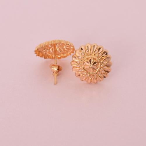 حلق جابر ذهب عيار 21 - AB14