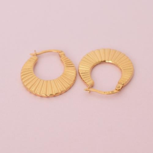 حلق ذهب عيار 21 - AB81