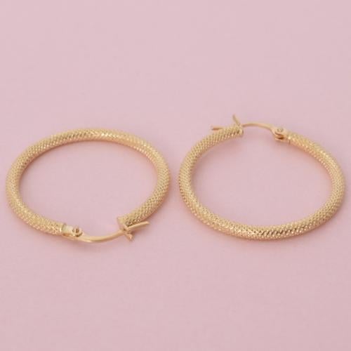 حلق ذهب عيار 18 - AB37