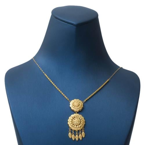 عقد ذهب جابر عيار 21 - AG28