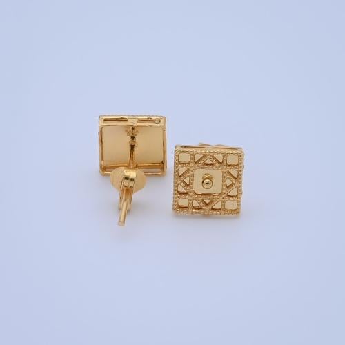 حلق ذهب عيار 21 - AP59