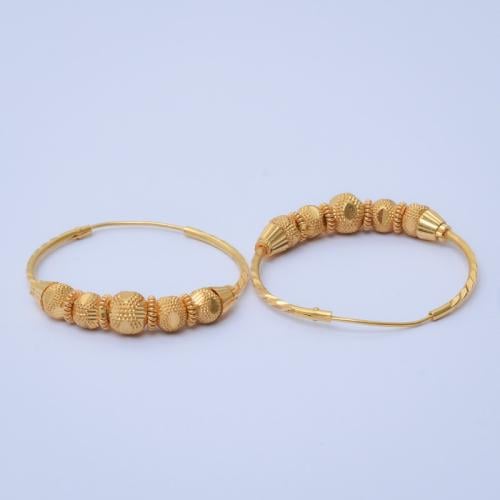 حلق ذهب عيار 21 - AI54