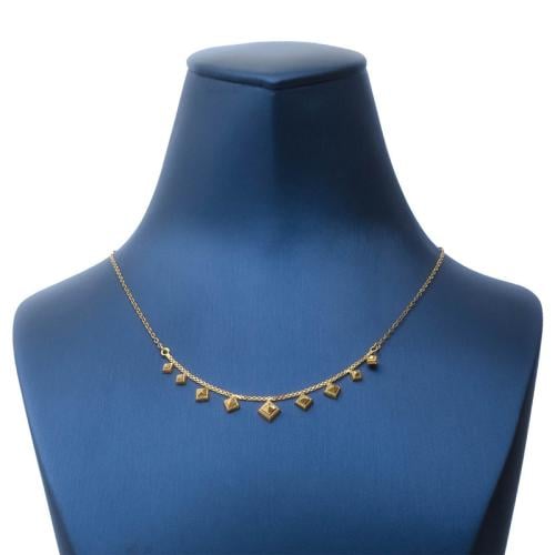 عقد الياسمينة ذهب عيار 21 - AE17