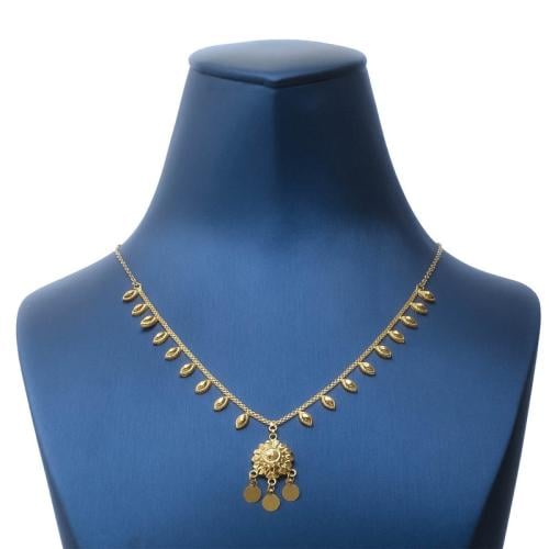 عقد جابر ذهب عيار 21 - AE37