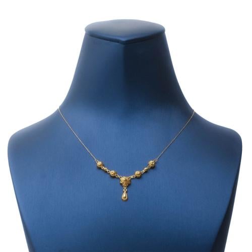 عقد جابر ذهب عيار 21 - AE22