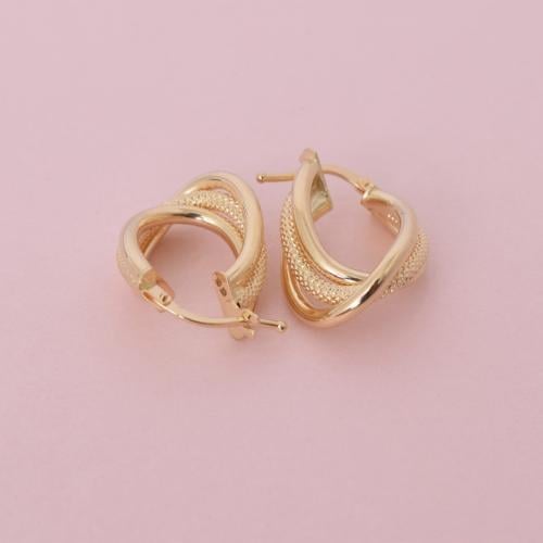 حلق ذهب عيار 18 - AB15