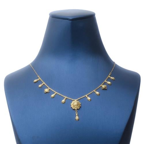 عقد جابر ذهب عيار 21 - AE49