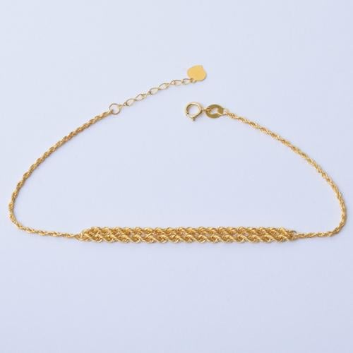 إسواره مبروم دبل ذهب عيار 21