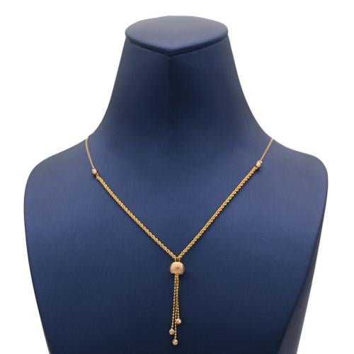 عقد ذهب عيار 21 - AK20