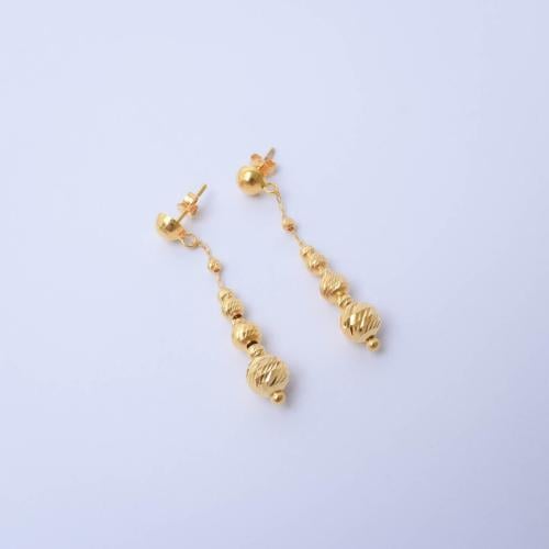 حلق دوريكا ذهب عيار 21 - AG16