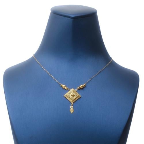 عقد جابر ذهب عيار 21 - AE55