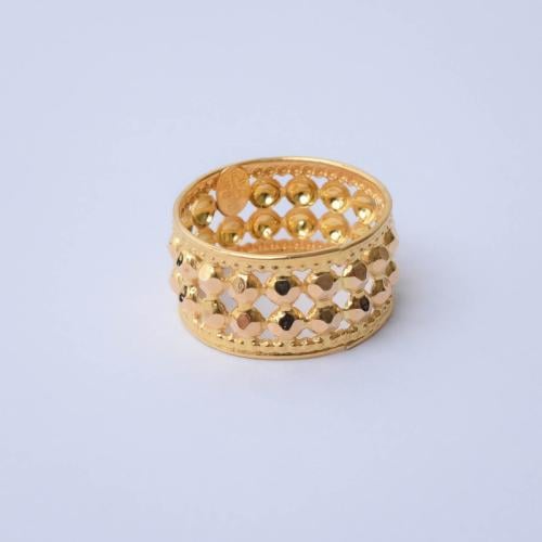 دبلة ذهب عيار 21 - AD62