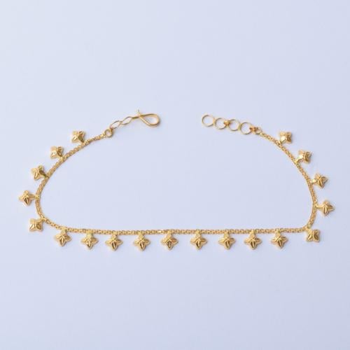 إسواره الياسمينة فلاور ذهب عيار 21