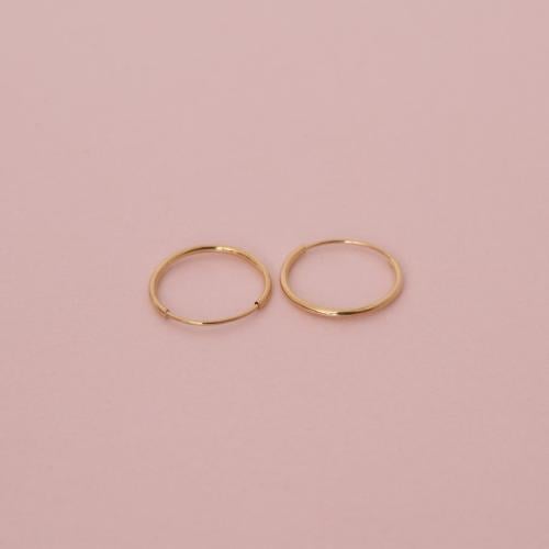 حلق دائري ذهب عيار 18