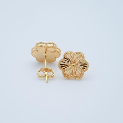 حلق ذهب عيار 21 - AK08