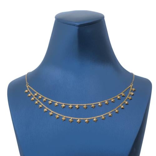 عقد الياسمينة ذهب عيار 21 - AE18