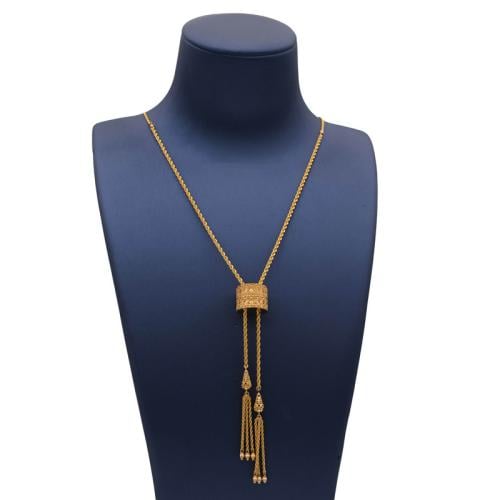 سبحة ذهب عيار 21  - AL54