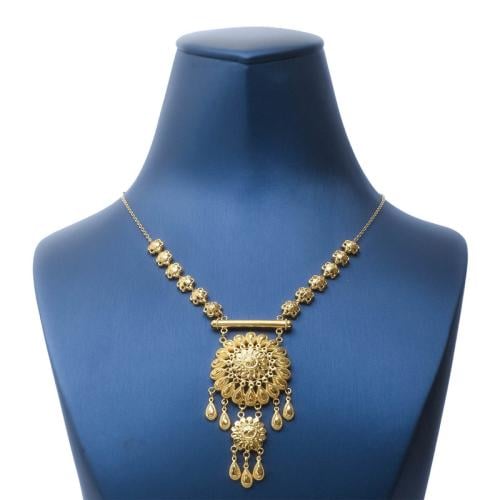 عقد جابر ذهب عيار 21 - AE20