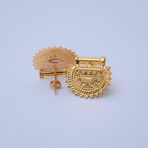 حلق ذهب عيار 21 - AI42