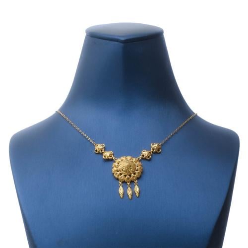 عقد جابر ذهب عيار 21 - AE29