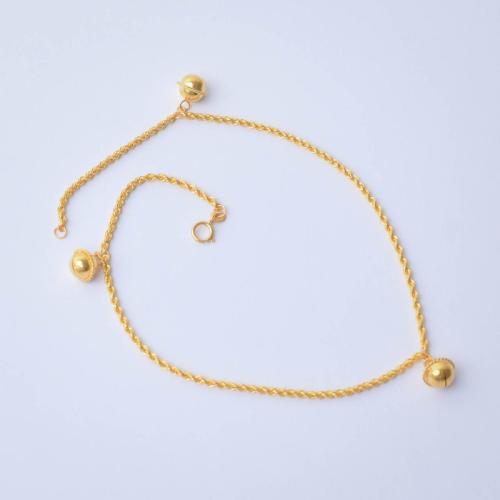 خلخال ذهب عيار 21 - AD51