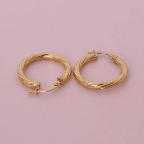 حلق ذهب عيار 18 - AB30